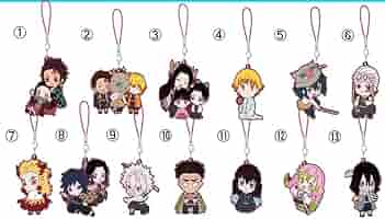 Amazon.co.jp: 鬼滅の刃 滅！ カプセルラバーマスコット5 18個